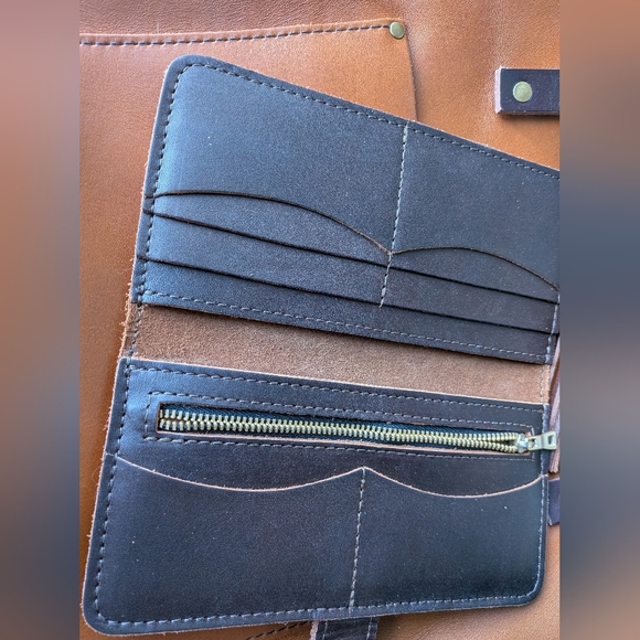 Portland Leather Honey Medium Classic Tote +Bonuses - Picture 13 of 14